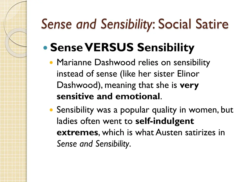 sense and sensibility social satire