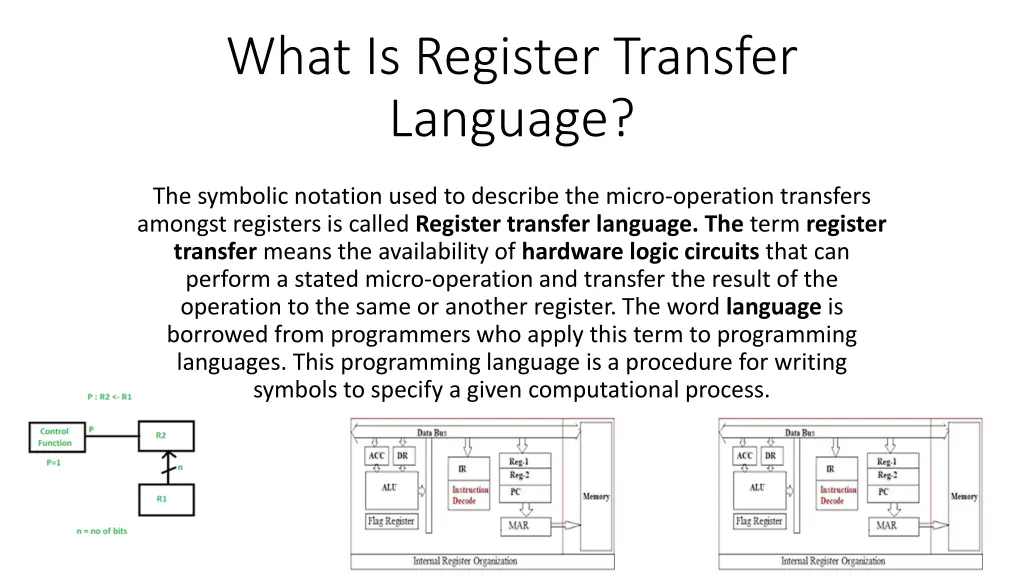 what is register transfer language