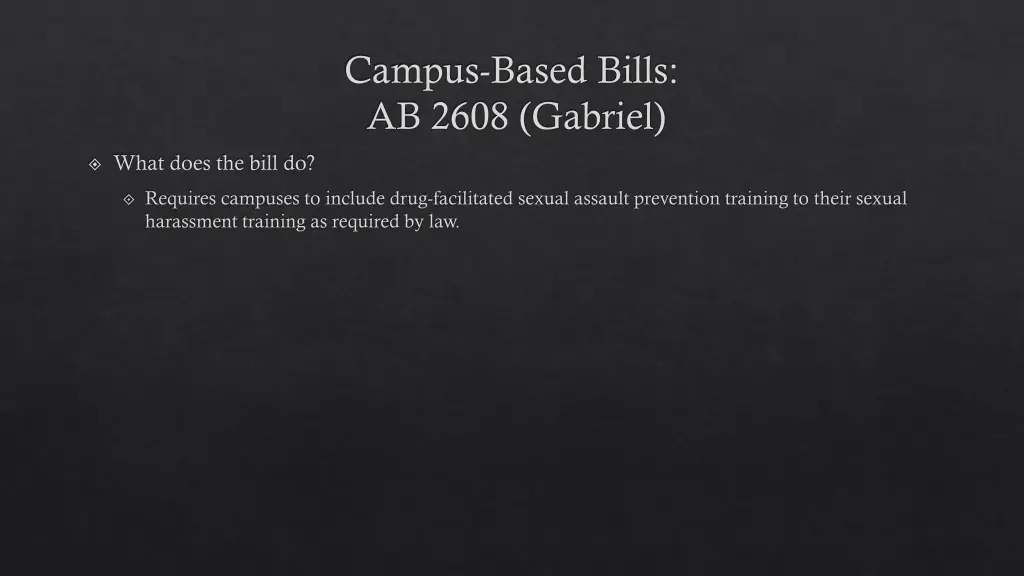 campus based bills ab 2608 gabriel