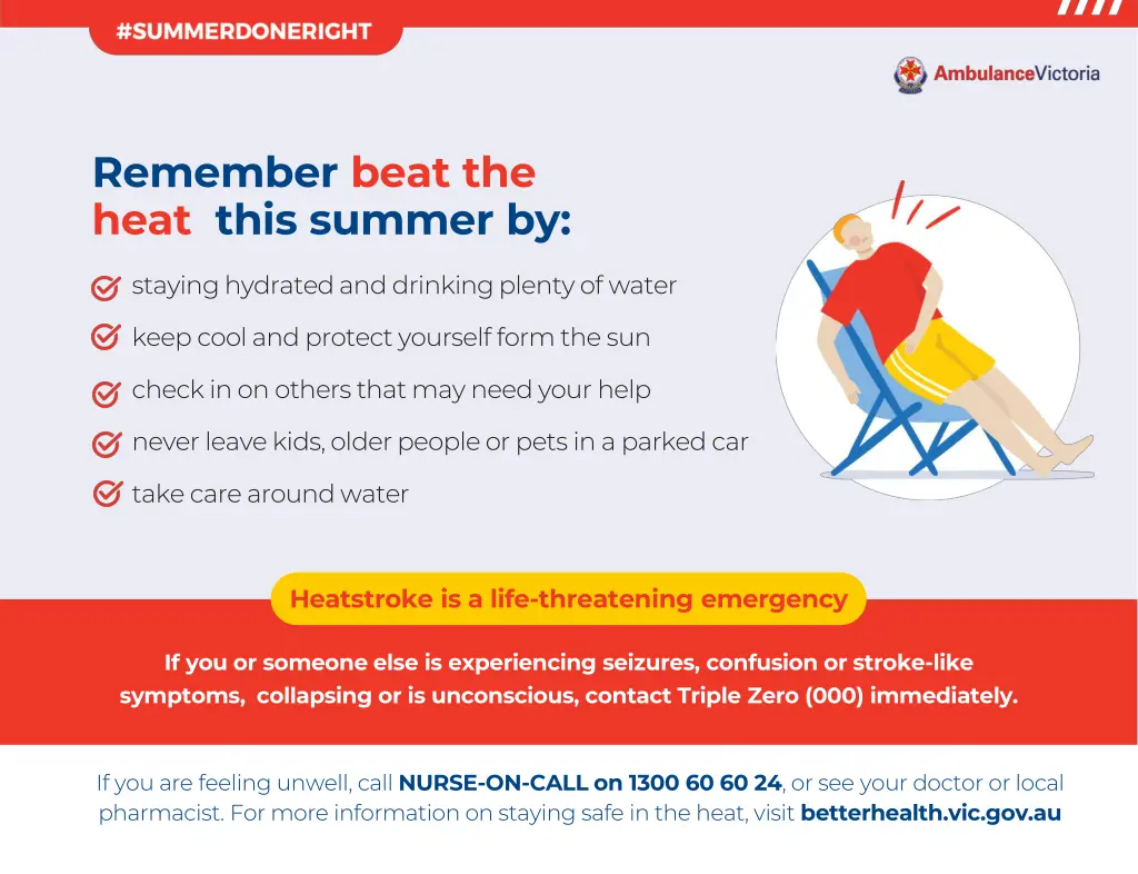 remember beat the heat this summer by