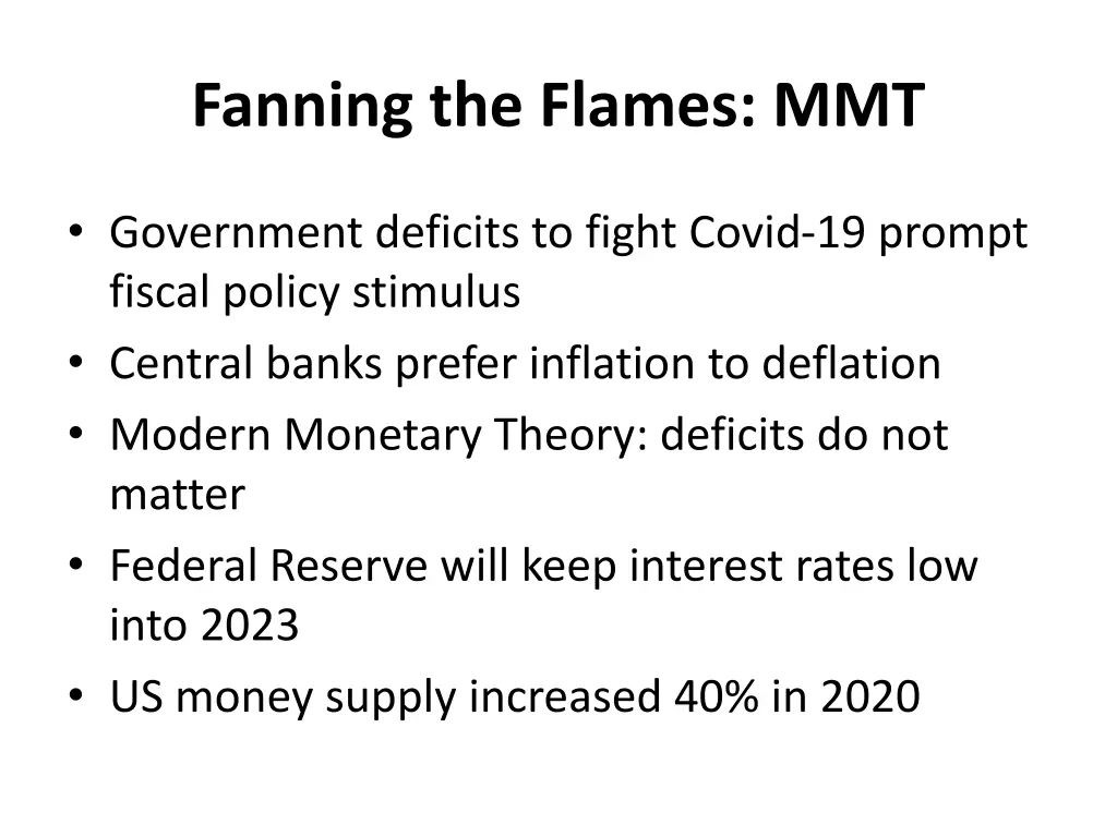 fanning the flames mmt