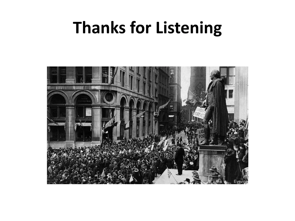 thanks for listening