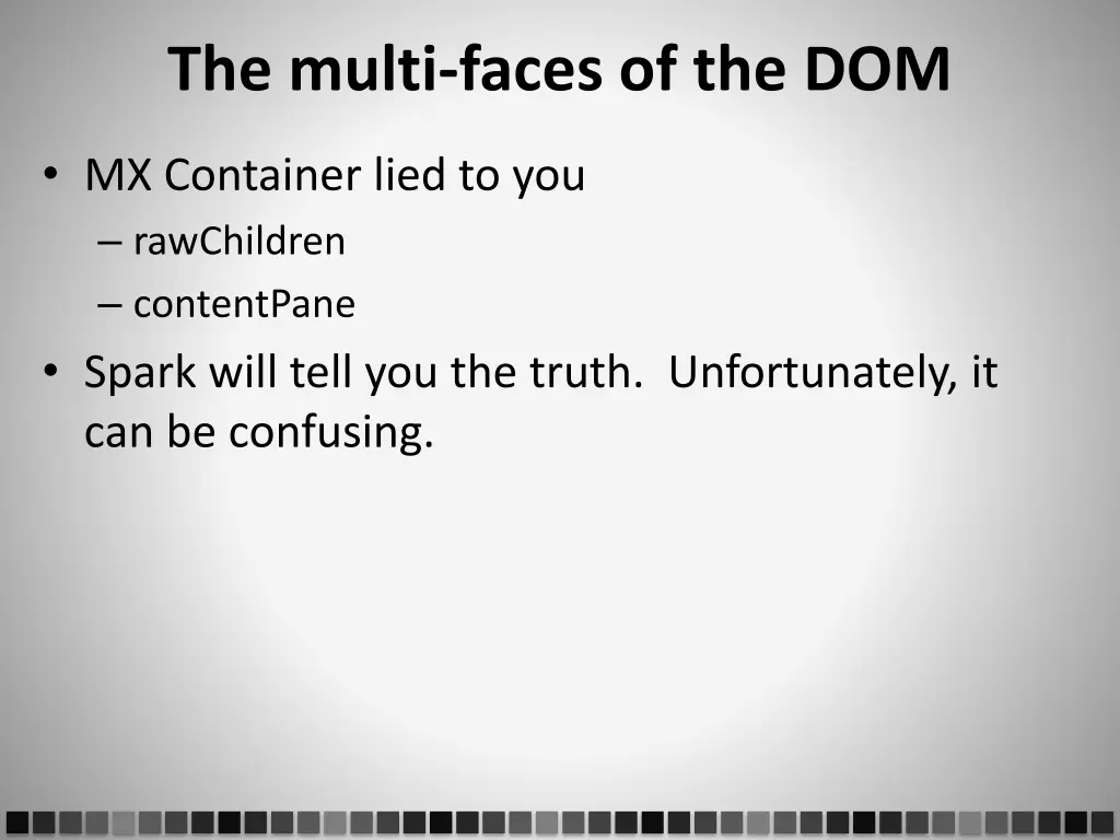 the multi faces of the dom 2