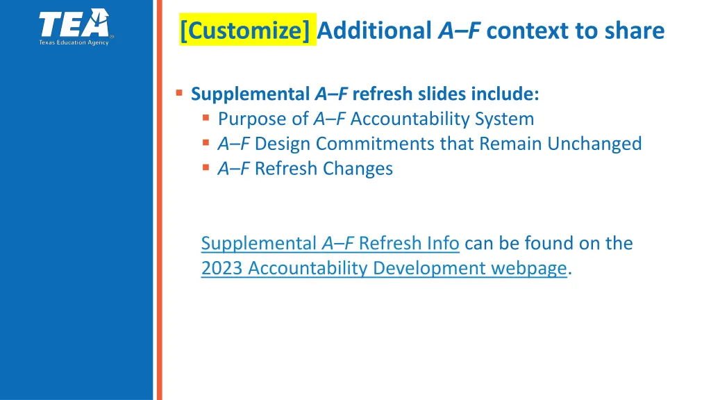 customize additional a f context to share