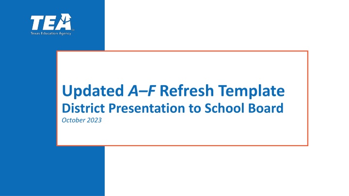 updated a f refresh template district