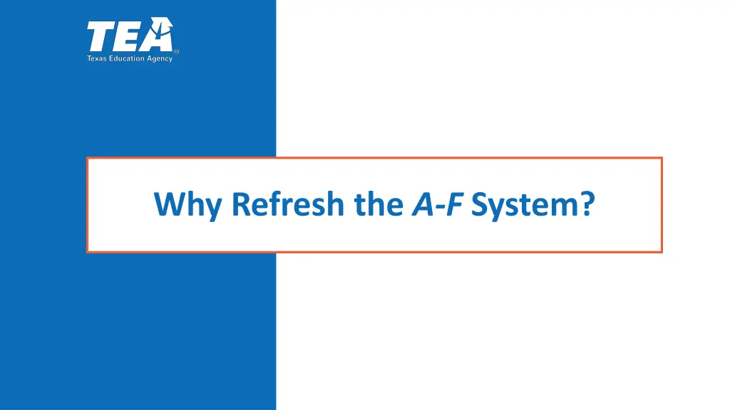 why refresh the a f system