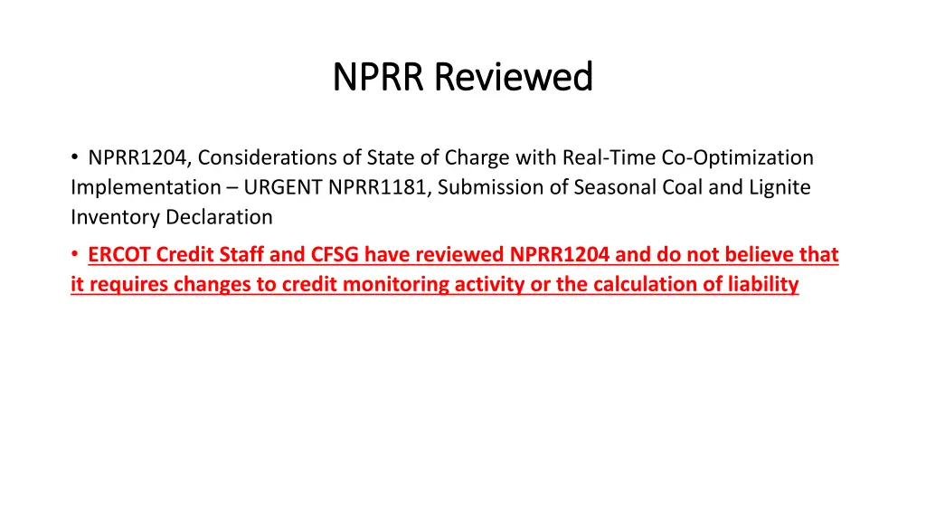 nprr reviewed nprr reviewed