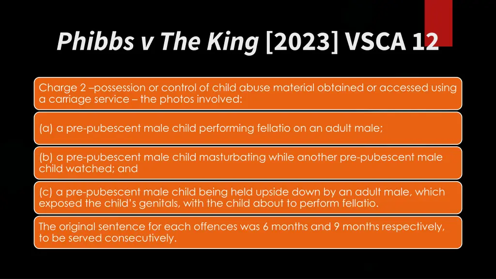 phibbs v the king 2023 vsca 12