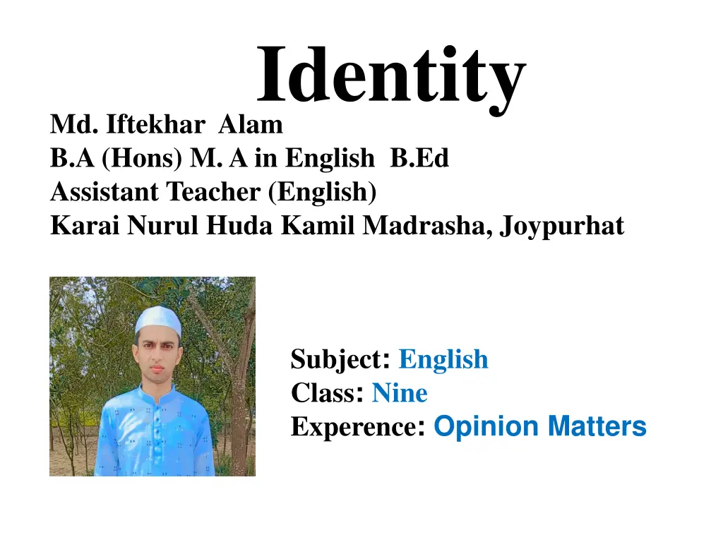 identity