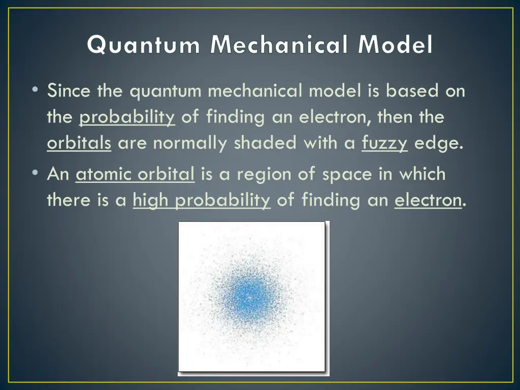 quantum mechanical model 1