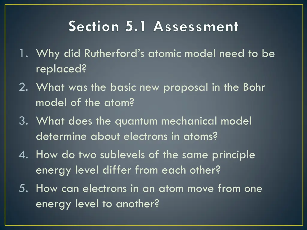 section 5 1 assessment