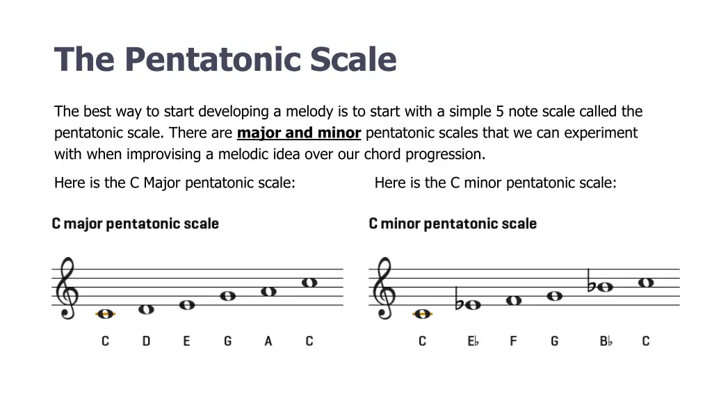 the pentatonic scale