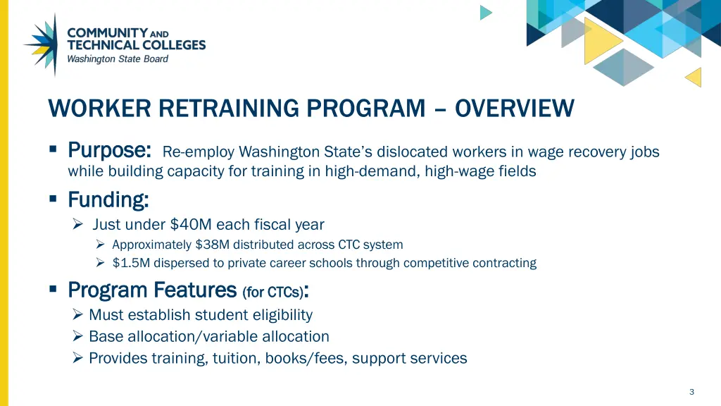 worker retraining program overview