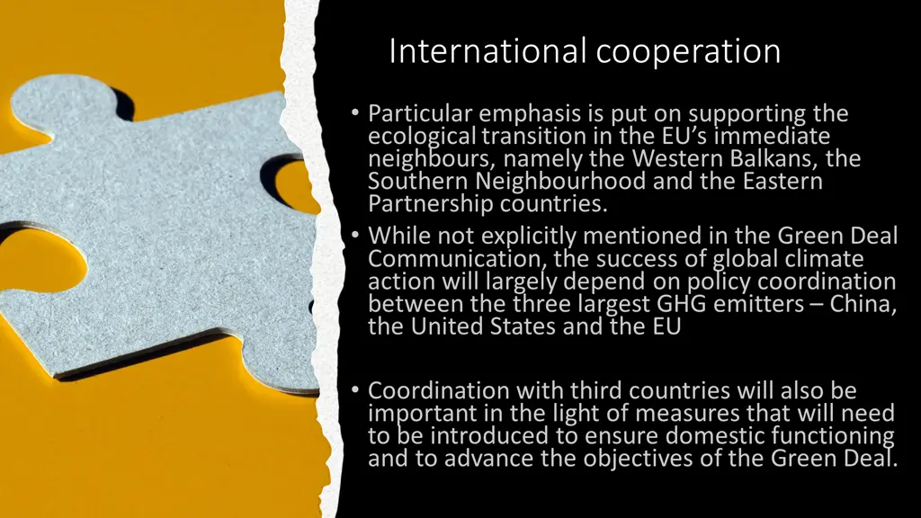 international cooperation