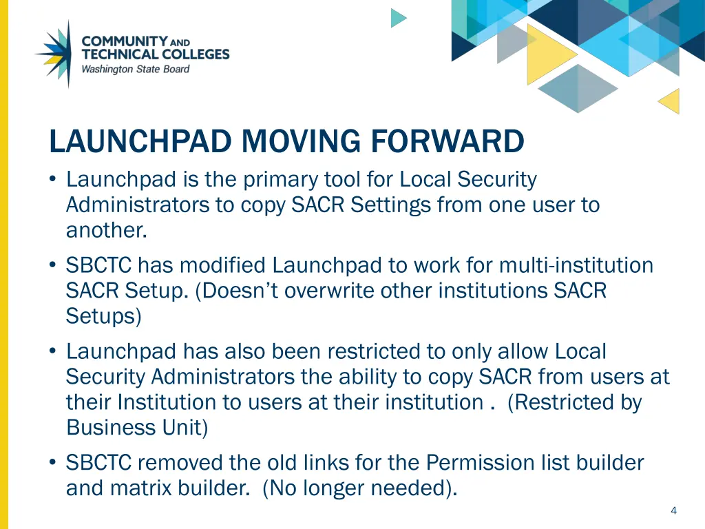 launchpad moving forward launchpad is the primary