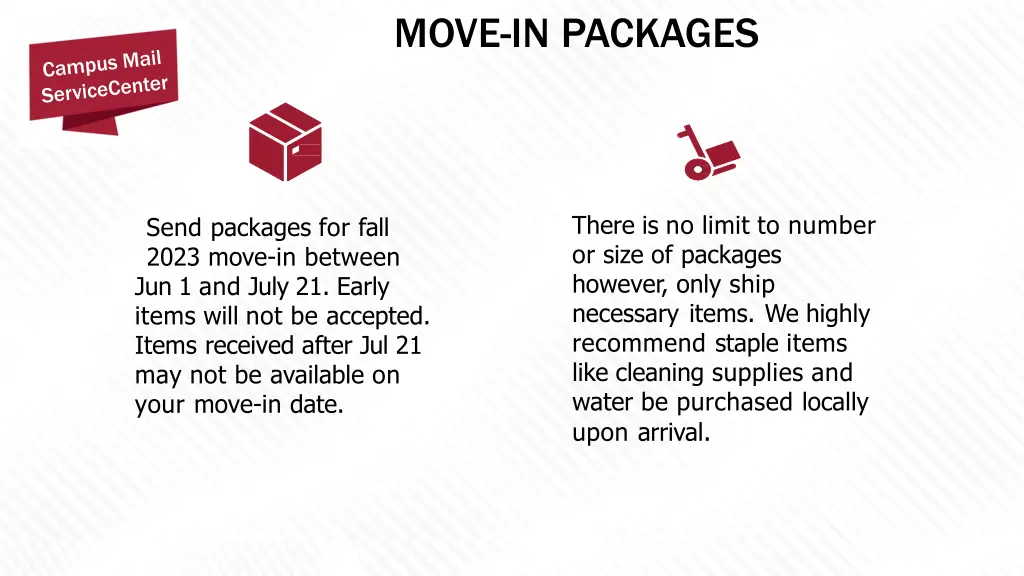 move in packages