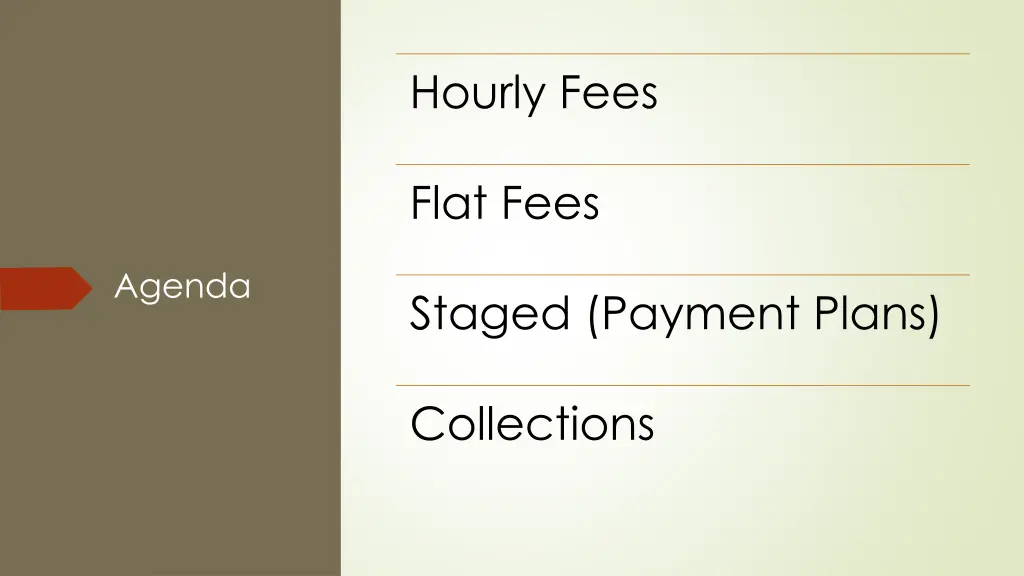 hourly fees