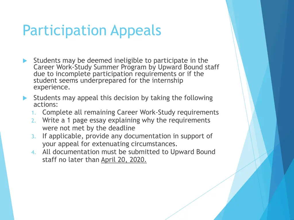 participation appeals