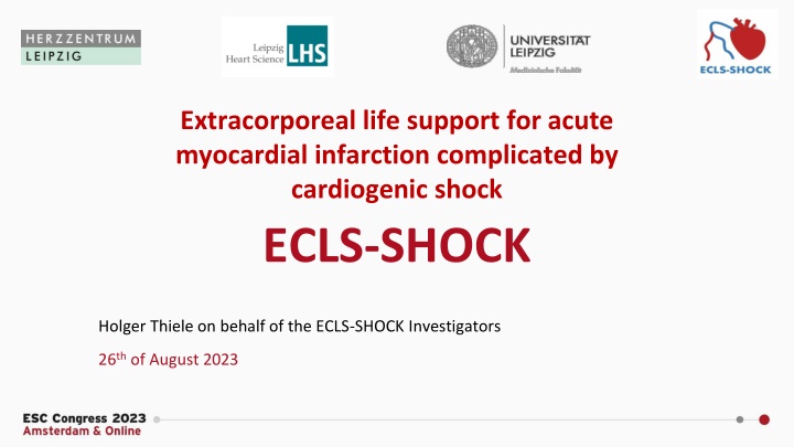 extracorporeal life support for acute myocardial