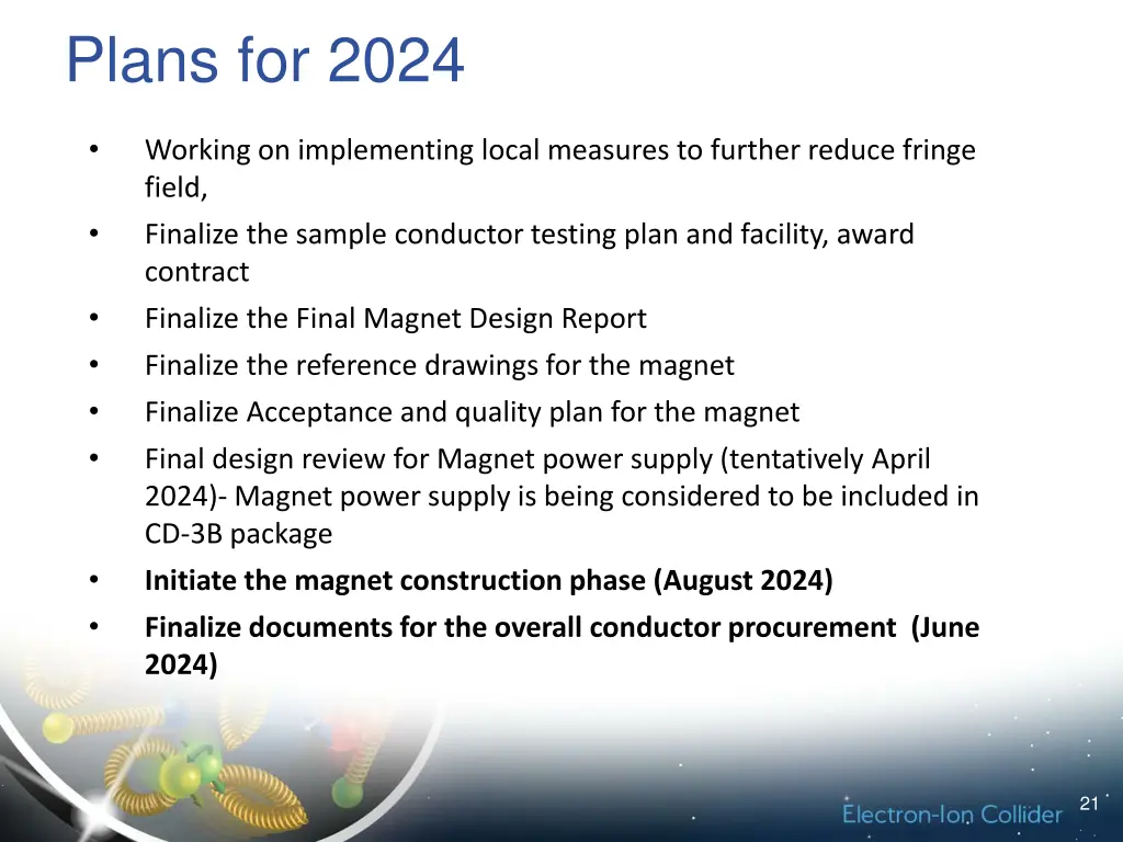 plans for 2024