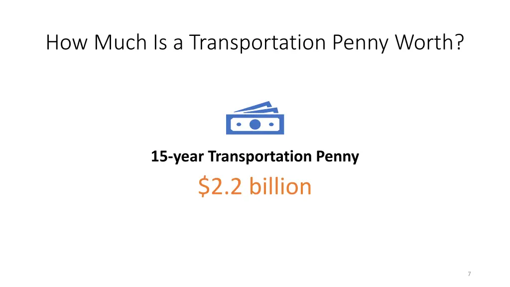 how much is a transportation penny worth