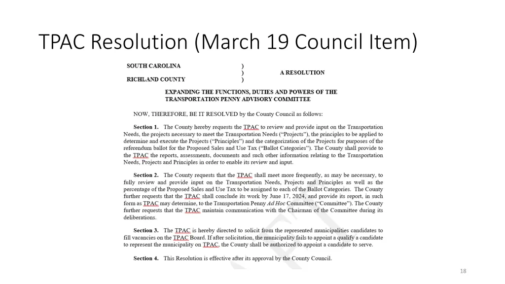 tpac resolution march 19 council item