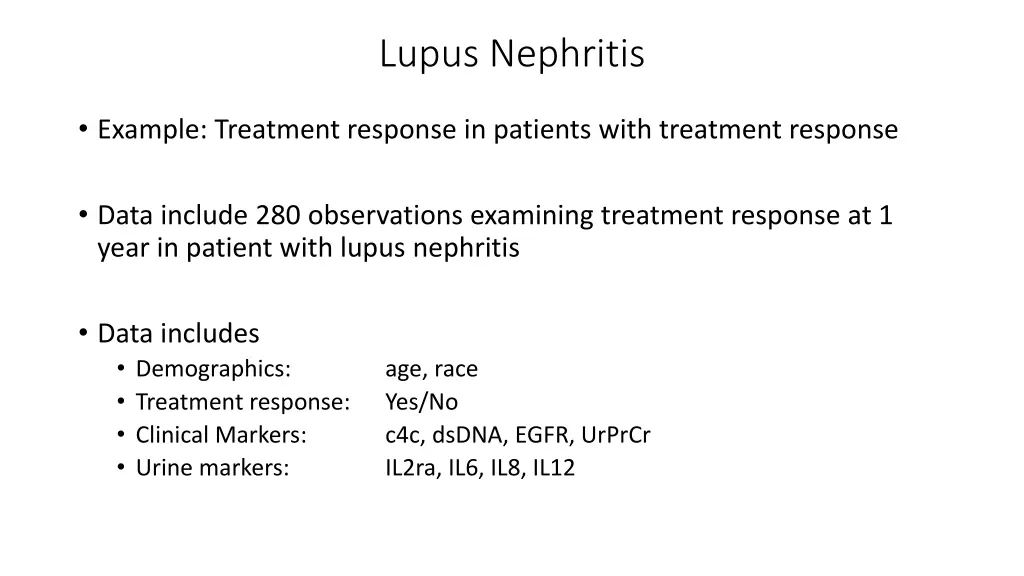 lupus nephritis