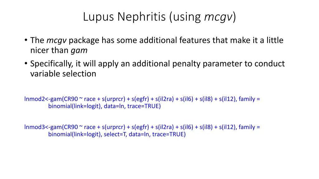 lupus nephritis using mcgv 3