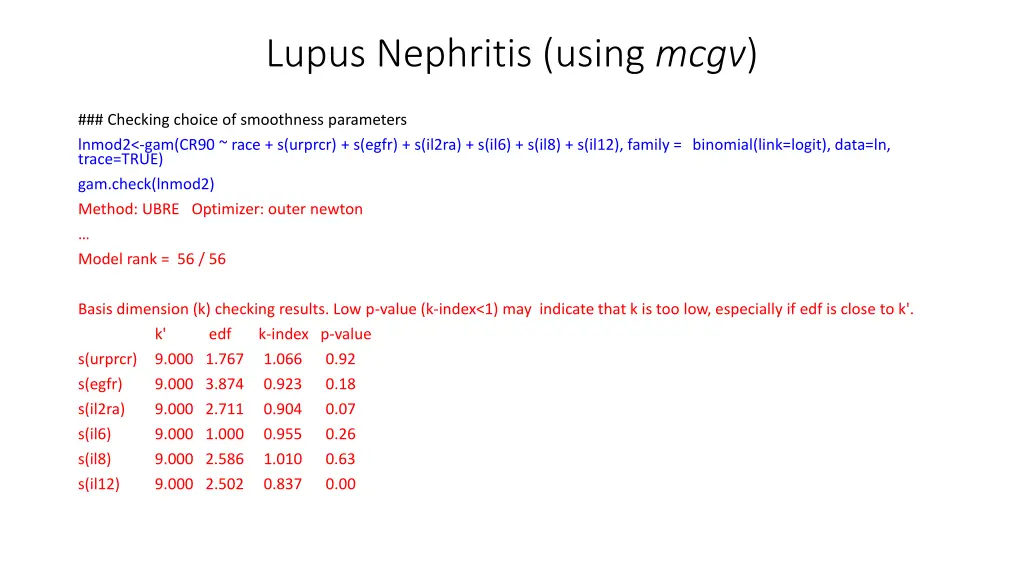 lupus nephritis using mcgv 6