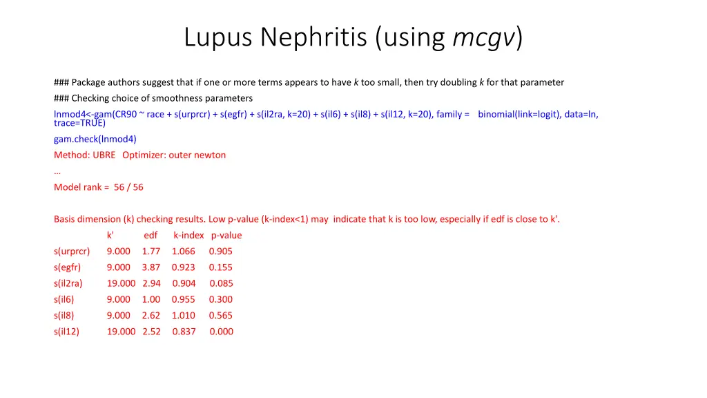 lupus nephritis using mcgv 7