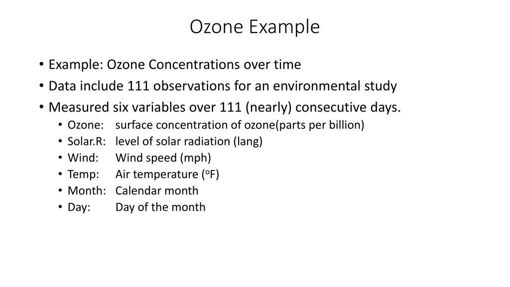 ozone example