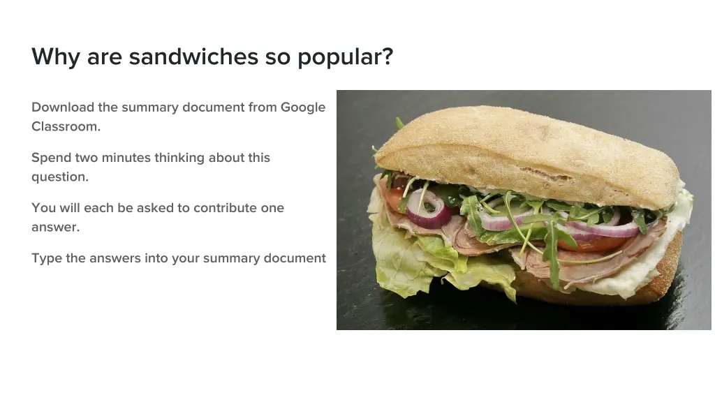 why are sandwiches so popular