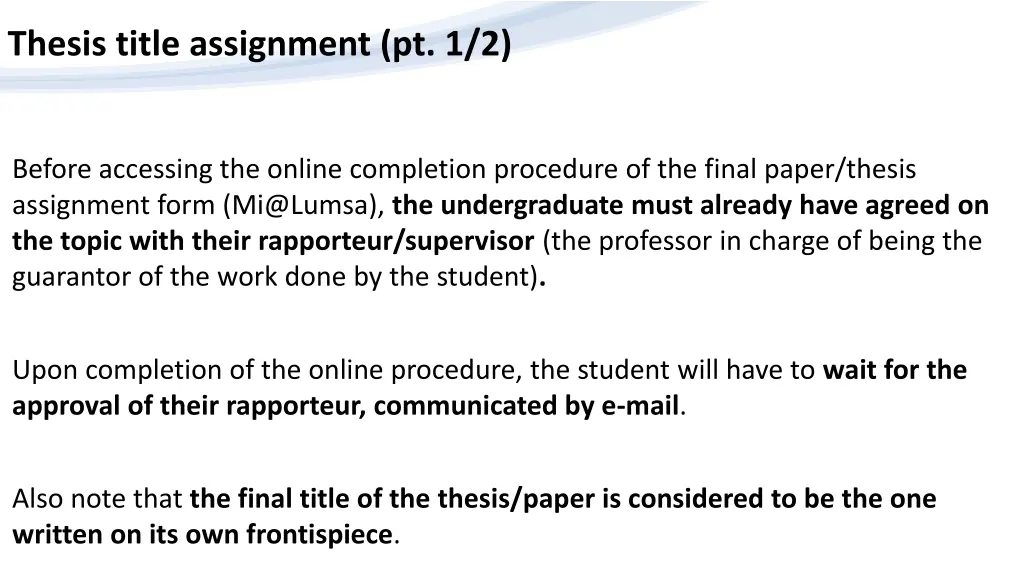 thesis title assignment pt 1 2