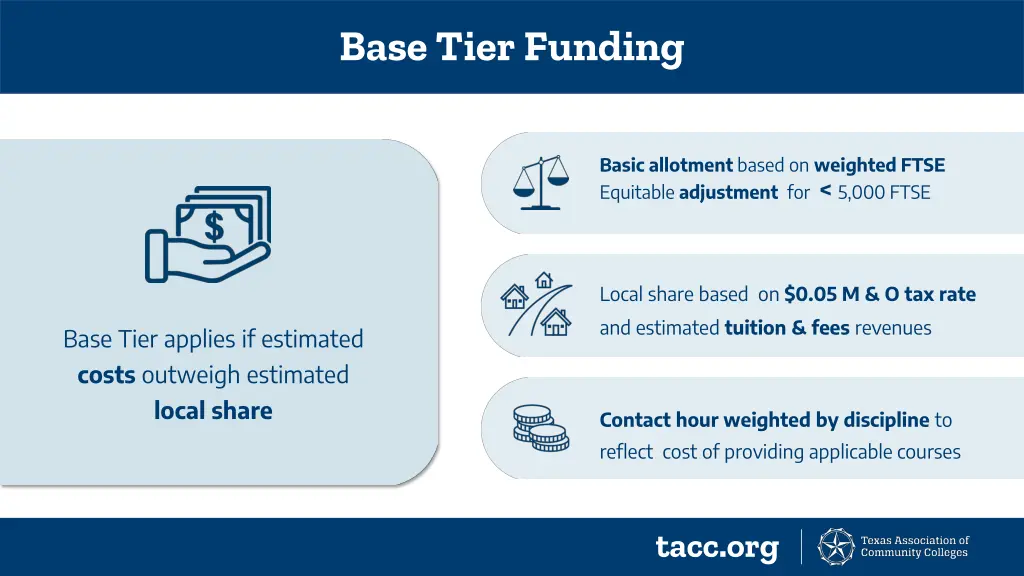 base tier funding