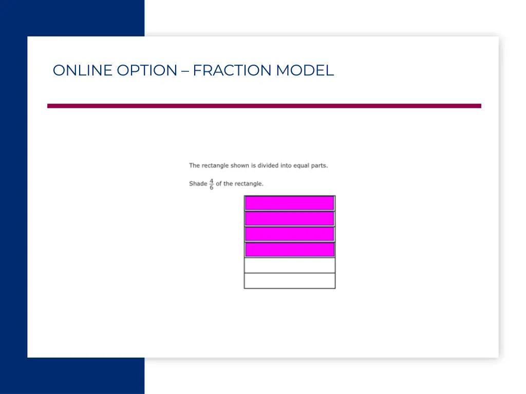 online option fraction model