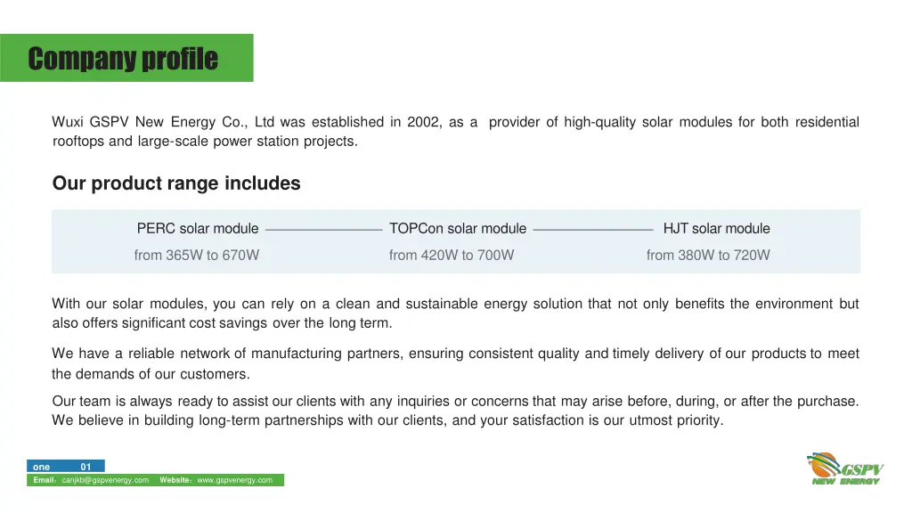 company profile