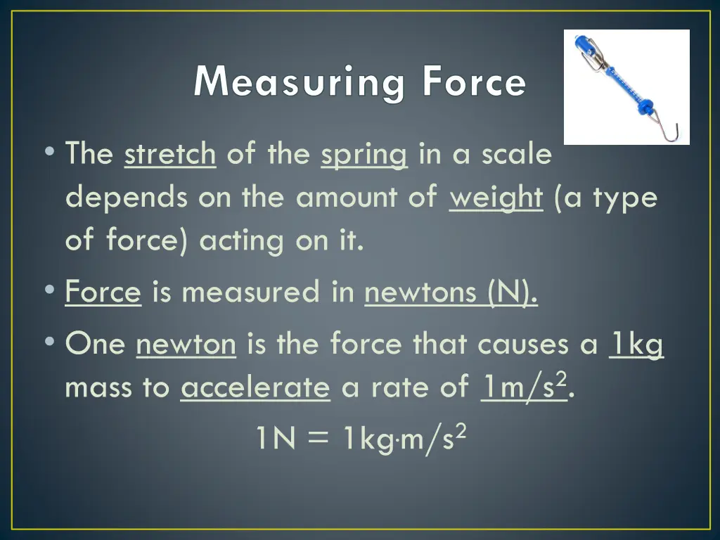 measuring force