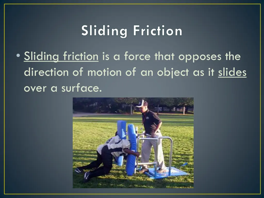 sliding friction