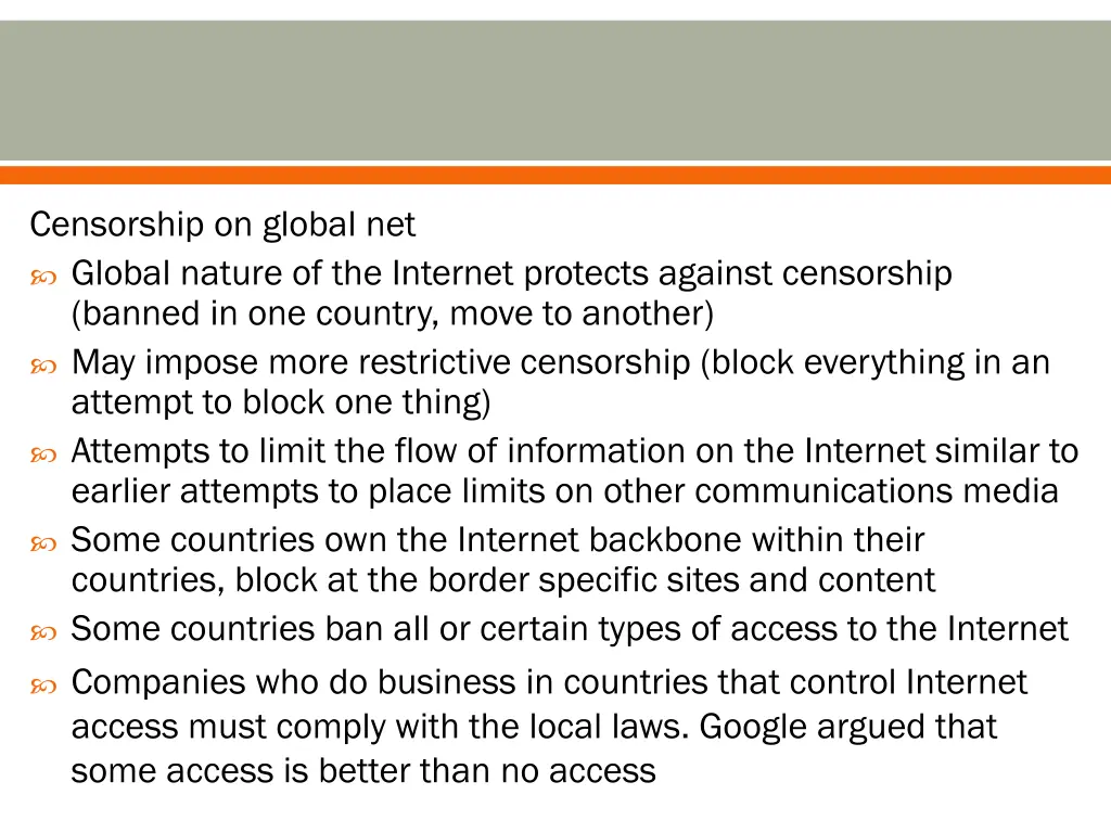 censorship on global net global nature