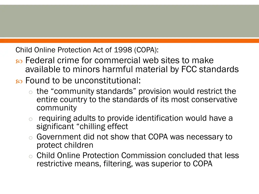 child online protection act of 1998 copa federal