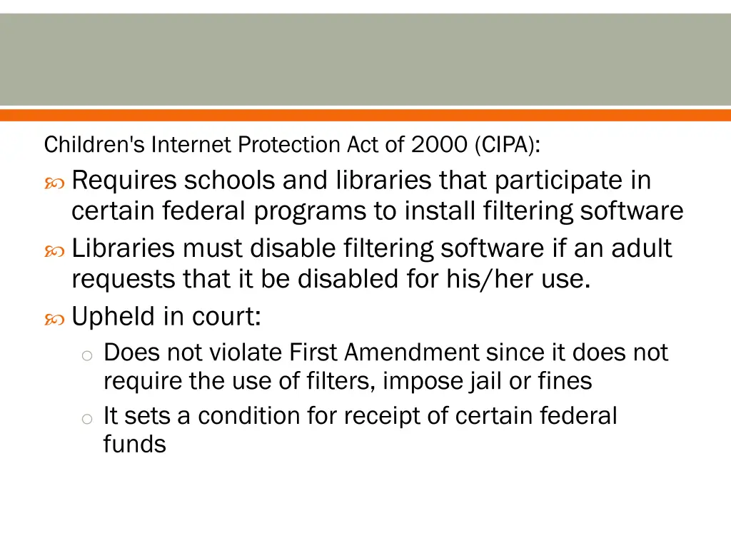 children s internet protection act of 2000 cipa