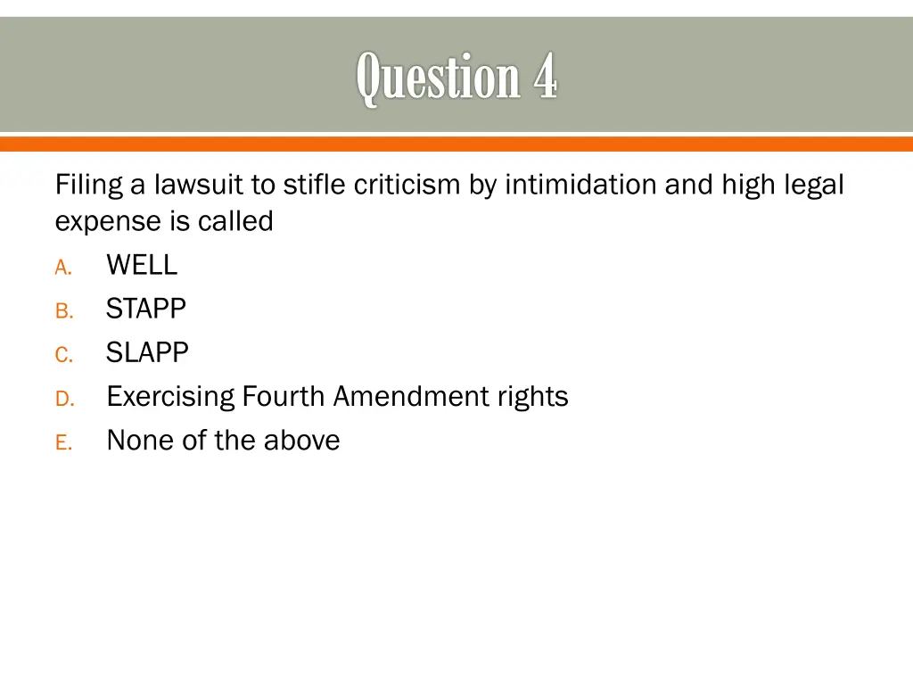 question 4