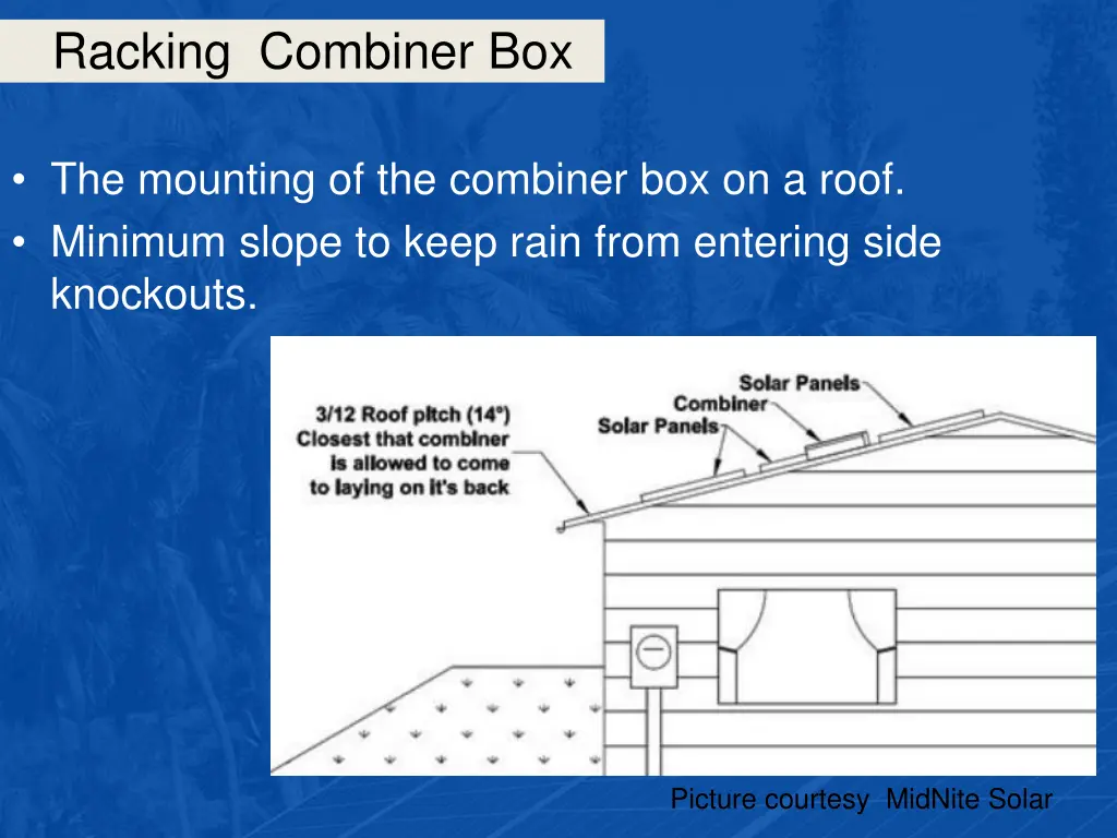 racking combiner box 28