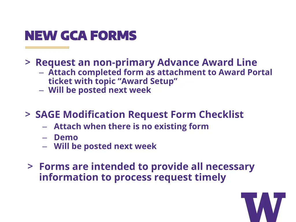 new gca forms new gca forms