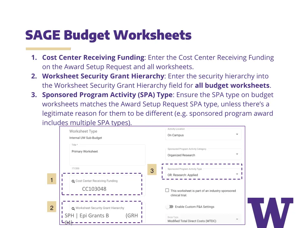 sage budget worksheets 1