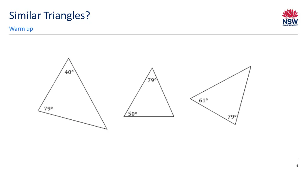 similar triangles