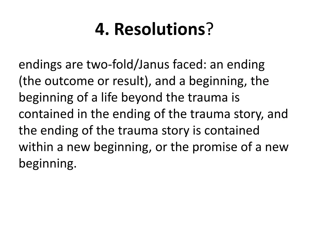 4 resolutions