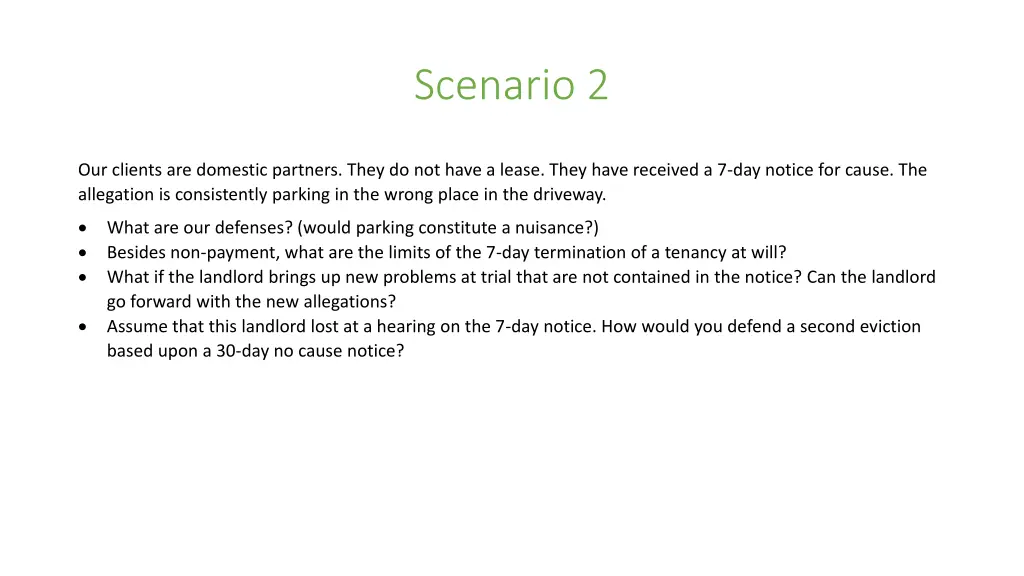 scenario 2