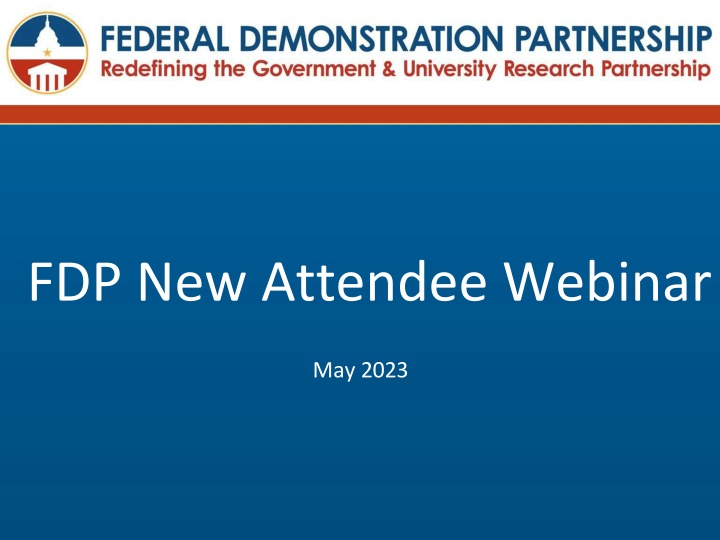 fdp new attendee webinar