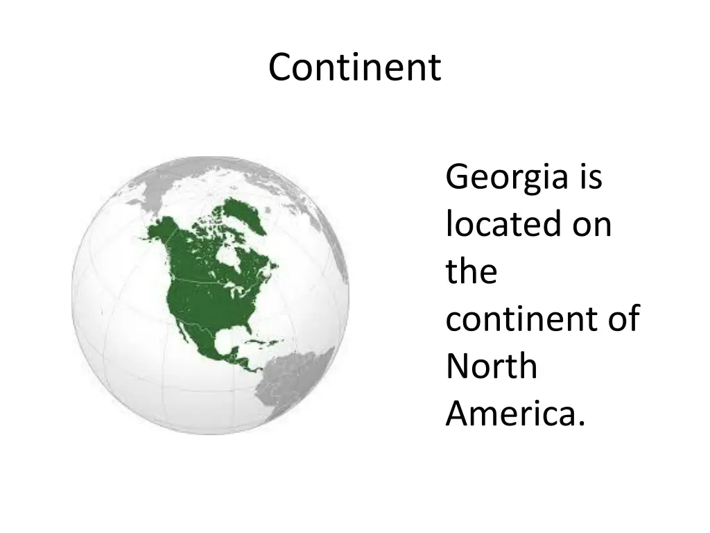 continent